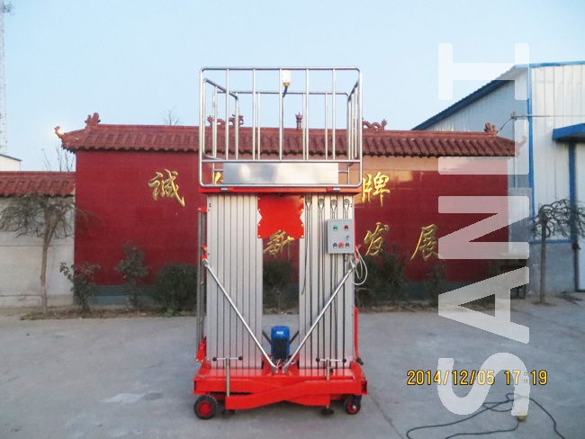 雙桅柱鋁合金升（shēng）降機